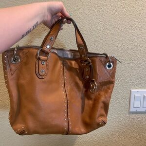 Brown Leather Michael kors bag